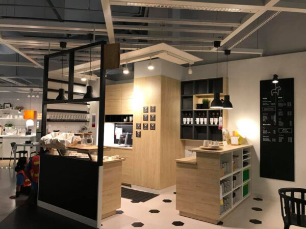 งานตกแต่งโชว์รูม ikea